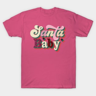 Santa Baby Vintage Christmas T-Shirt